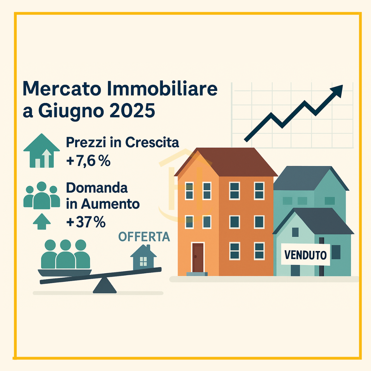 Immagine per l'articolo 'Mercato Immobiliare a Giugno 2025: Prezzi in Crescita e Domanda in Aumento'
