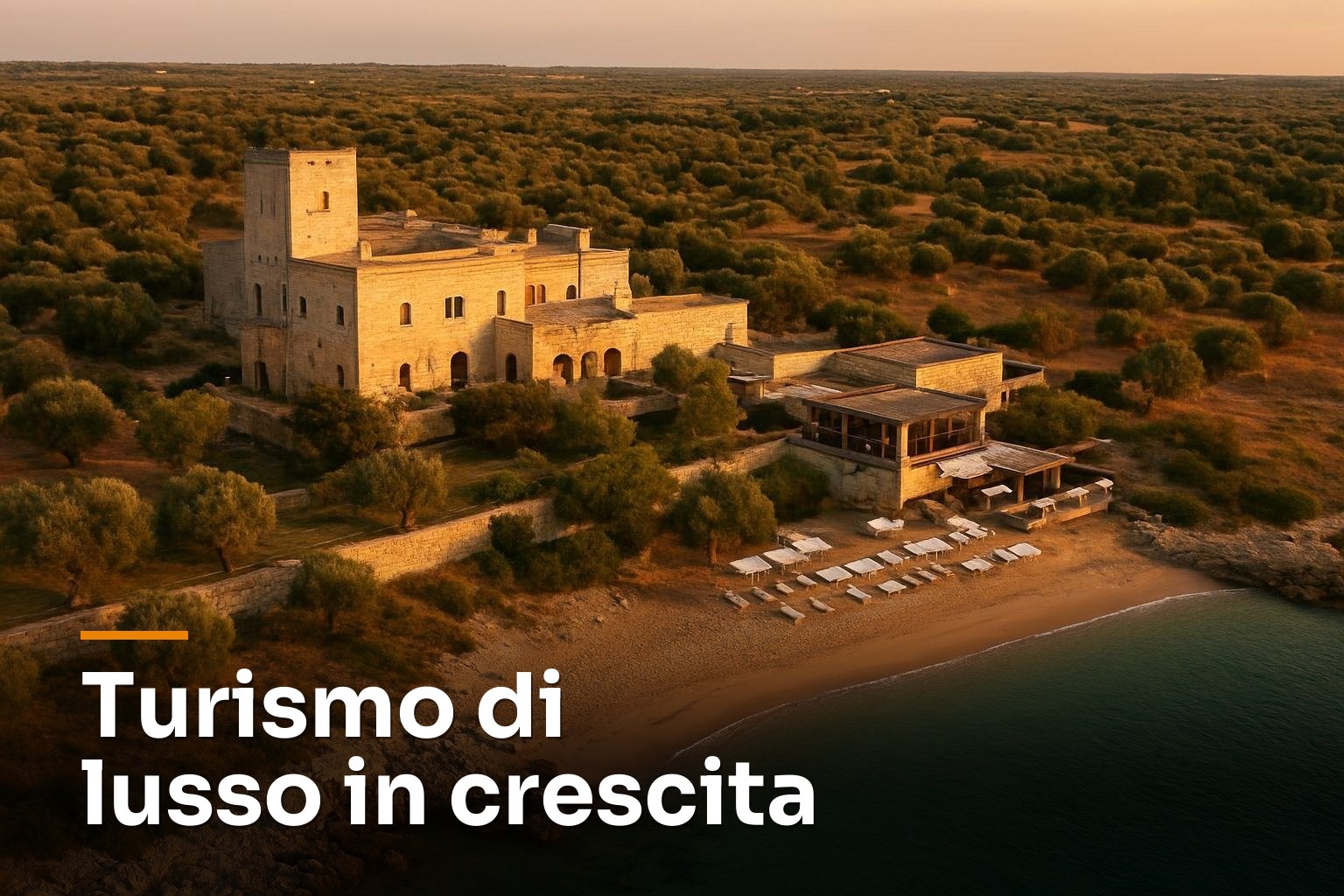 Mercato turistico di lusso: segnali per investitori dopo l'acquisizione di Torre Coccaro