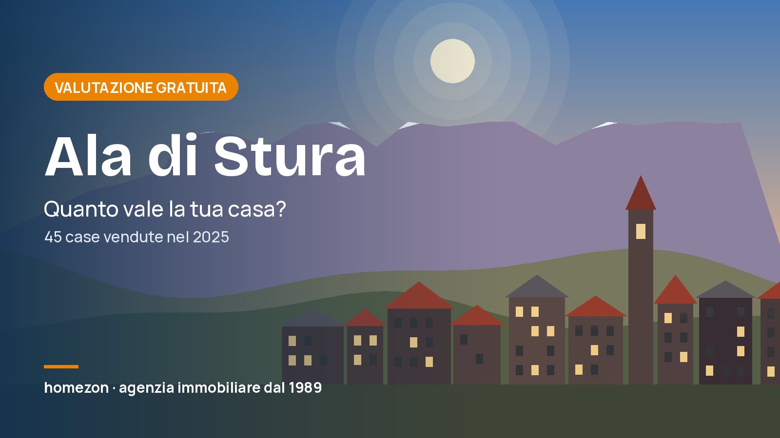 Valutazione appartamenti ad Ala di Stura: quanto vale la tua casa