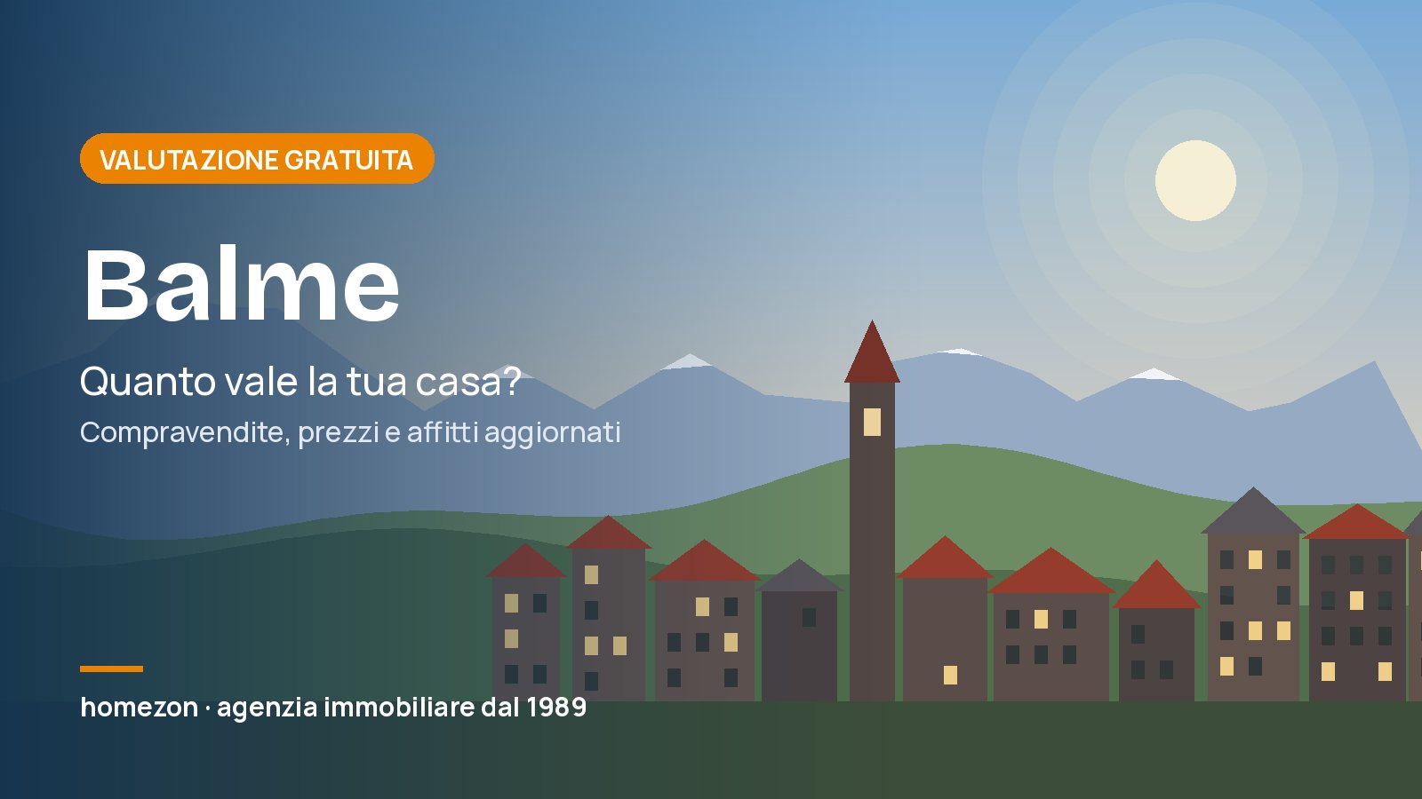 Valutazione appartamenti a Balme: quanto vale la tua casa