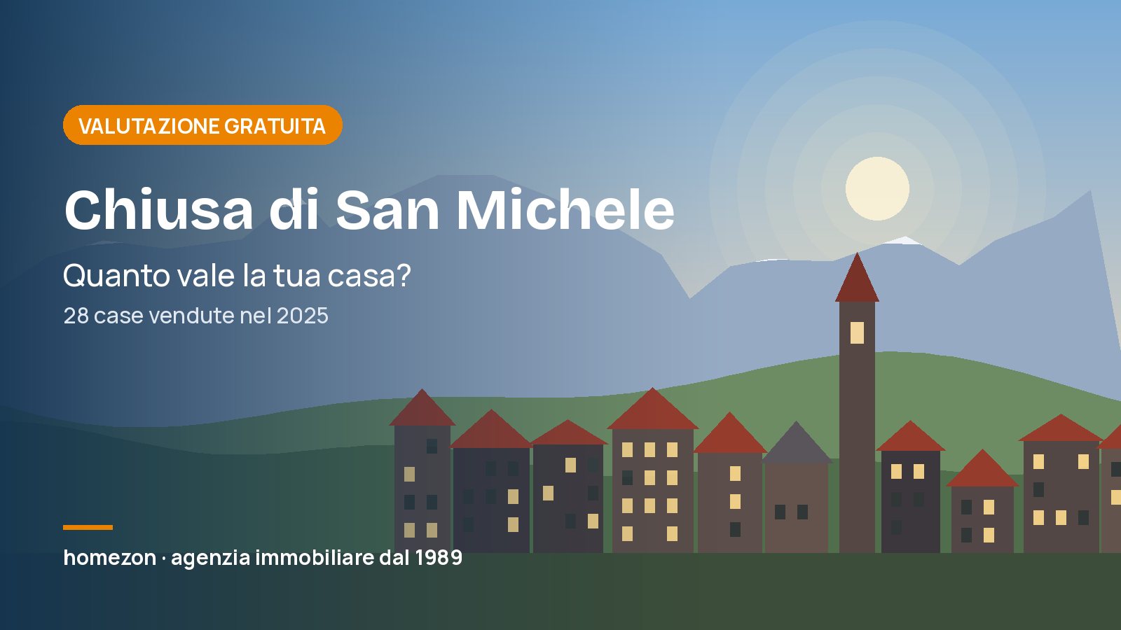 Valutazione appartamenti a Chiusa di San Michele: quanto vale la tua casa