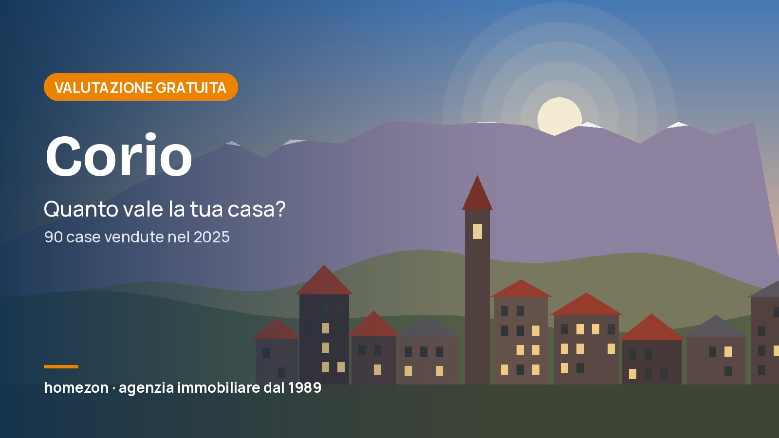 Valutazione appartamenti a Corio: quanto vale la tua casa