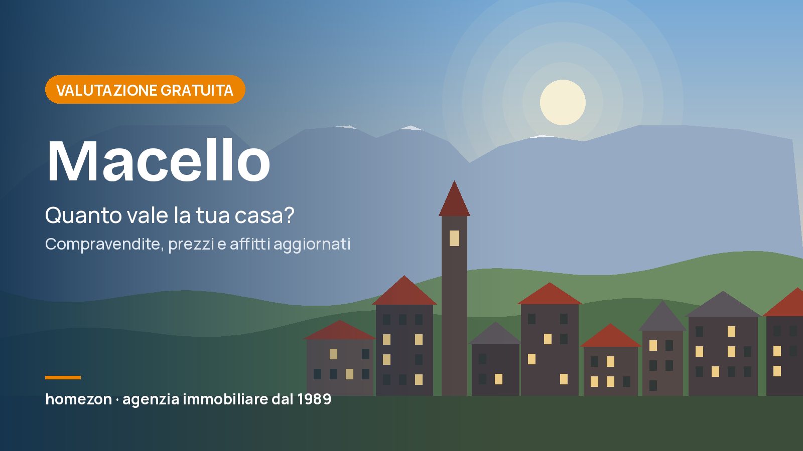 Valutazione appartamenti a Macello: quanto vale la tua casa