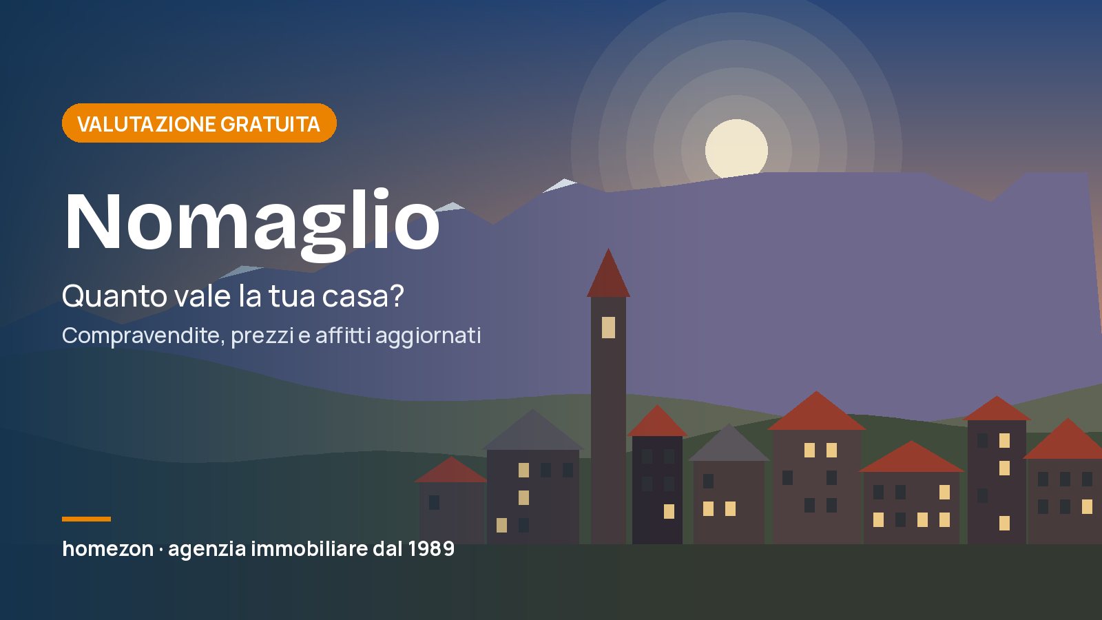 Valutazione appartamenti a Nomaglio: quanto vale la tua casa