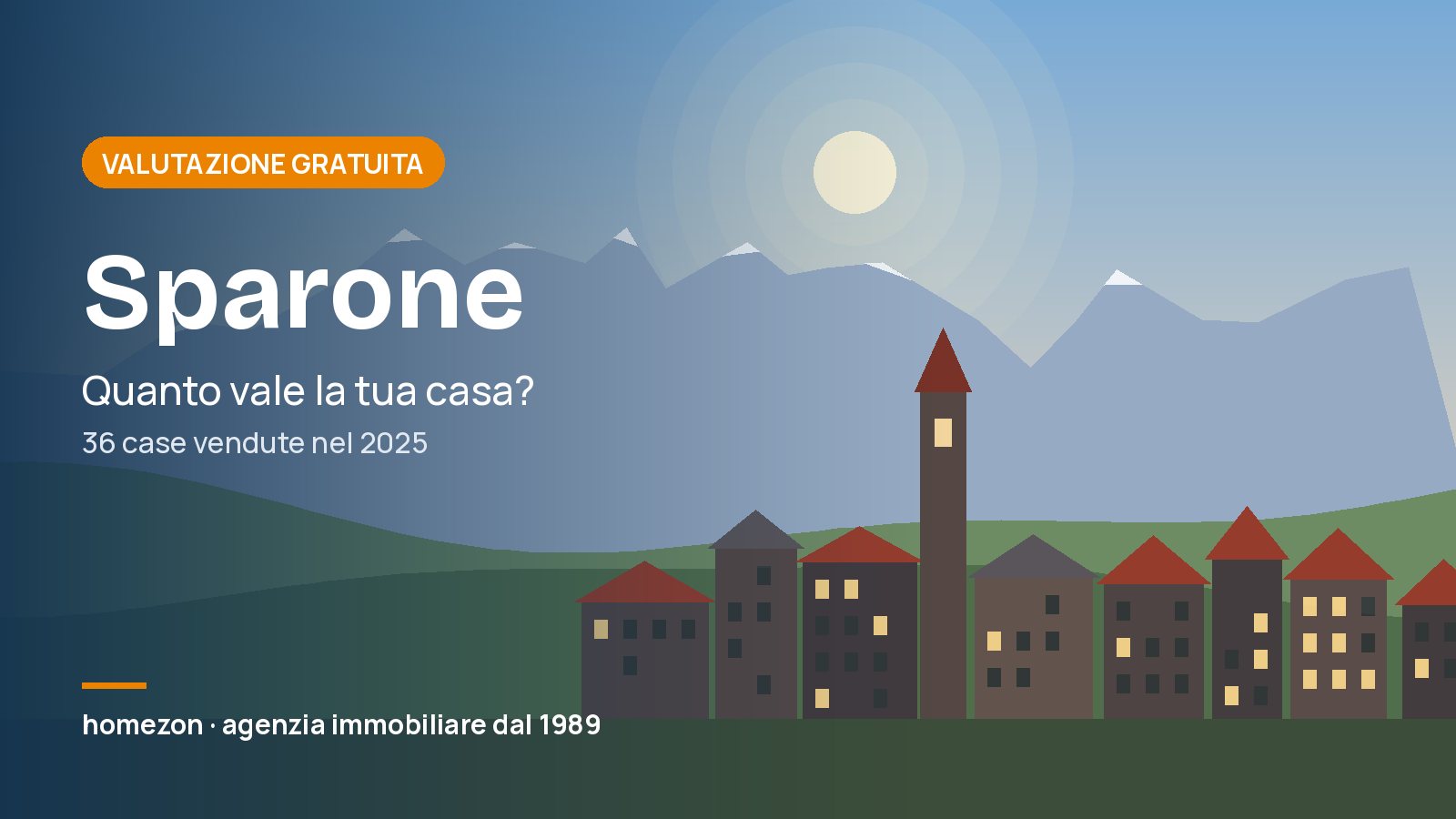 Valutazione appartamenti a Sparone: quanto vale la tua casa