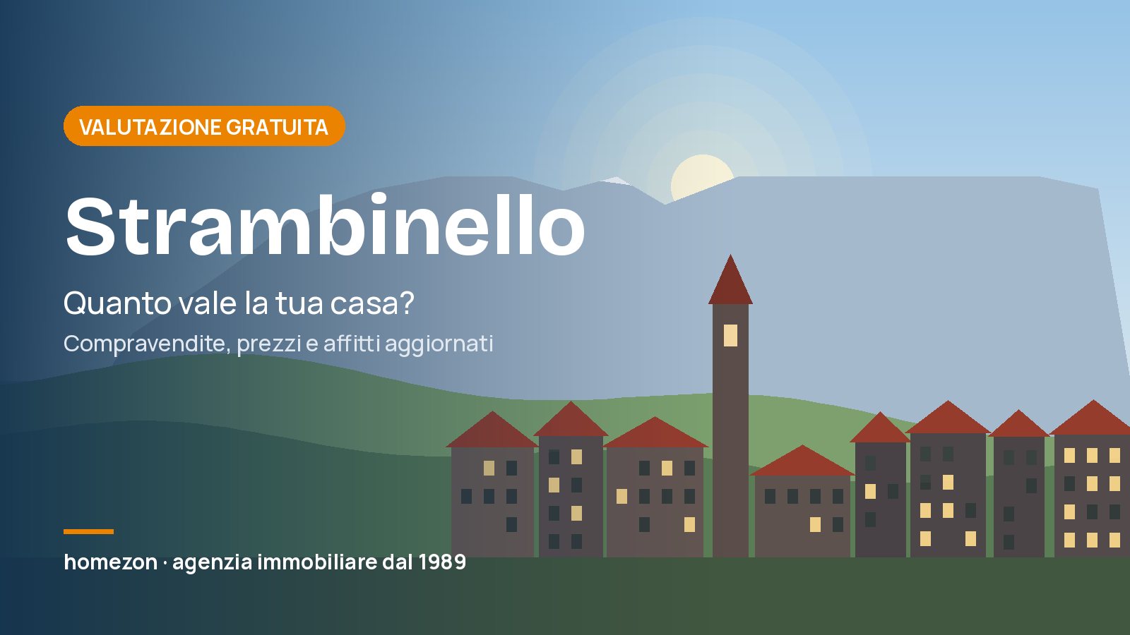 Valutazione appartamenti a Strambinello: quanto vale la tua casa