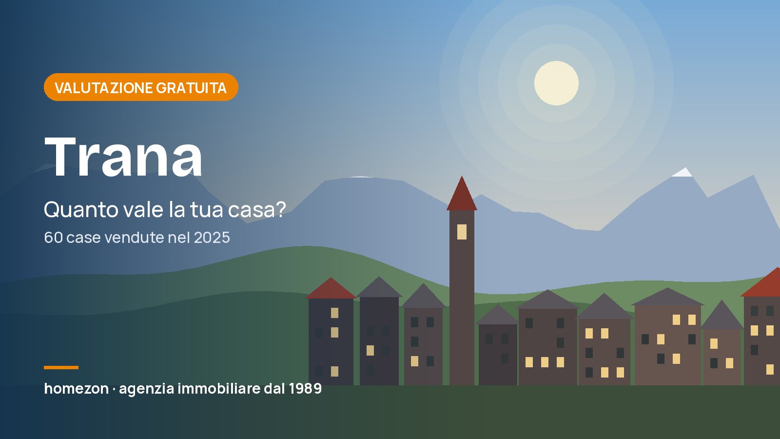 Valutazione appartamenti a Trana: quanto vale la tua casa