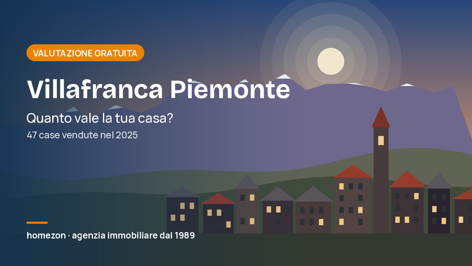 Valutazione appartamenti a Villafranca Piemonte: quanto vale la tua casa
