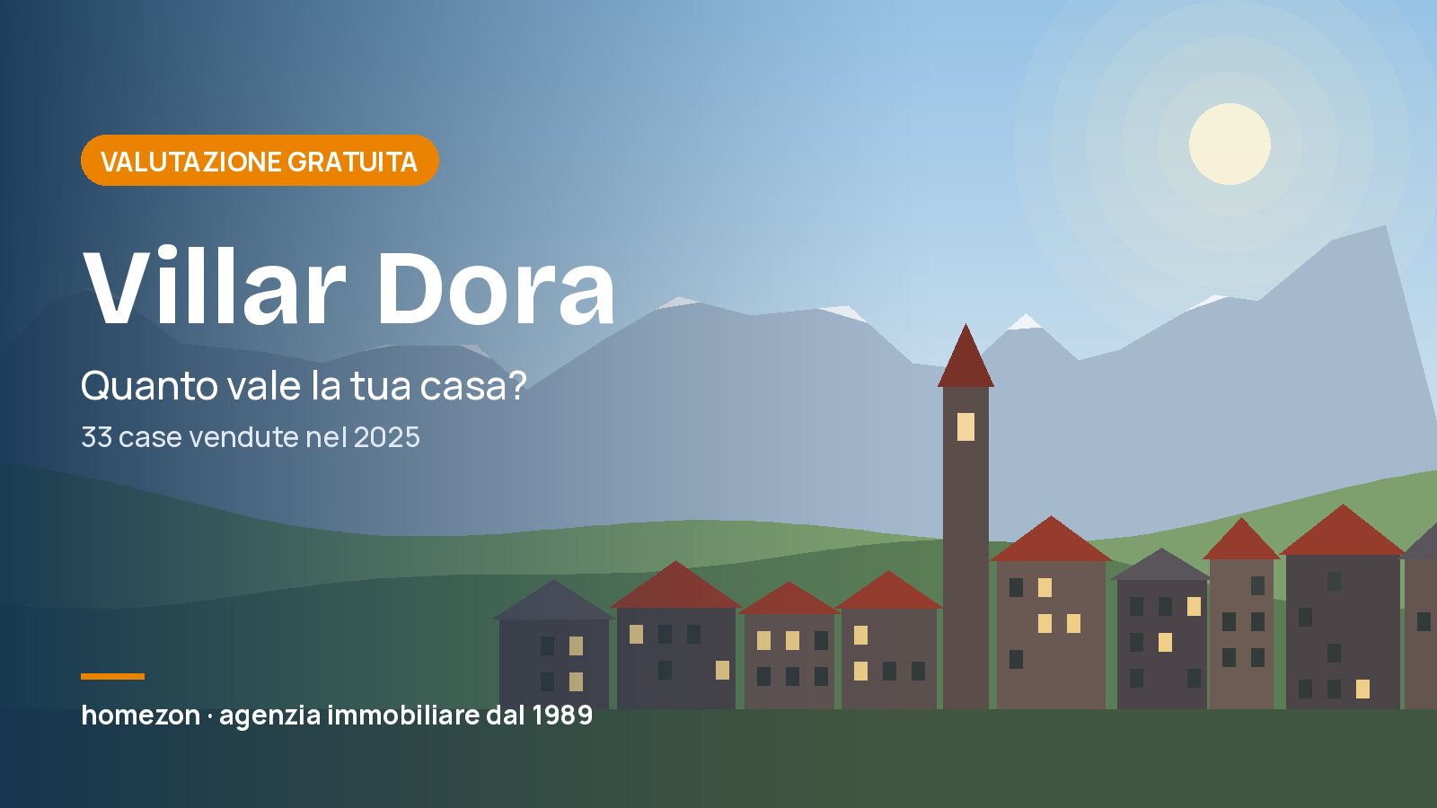 Valutazione appartamenti a Villar Dora: quanto vale la tua casa